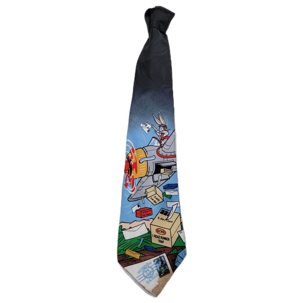 LOONEY TUNES STAMP COLLECTION Mens Tie  Bugs Bunny US Postal Service